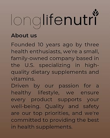 Longlifenutri, family-owned, U.S. based, high-quality dietary supplements, health enthusiasts