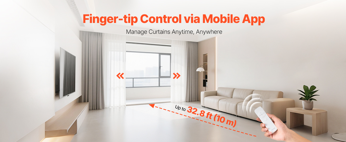 Smart electric curtain track