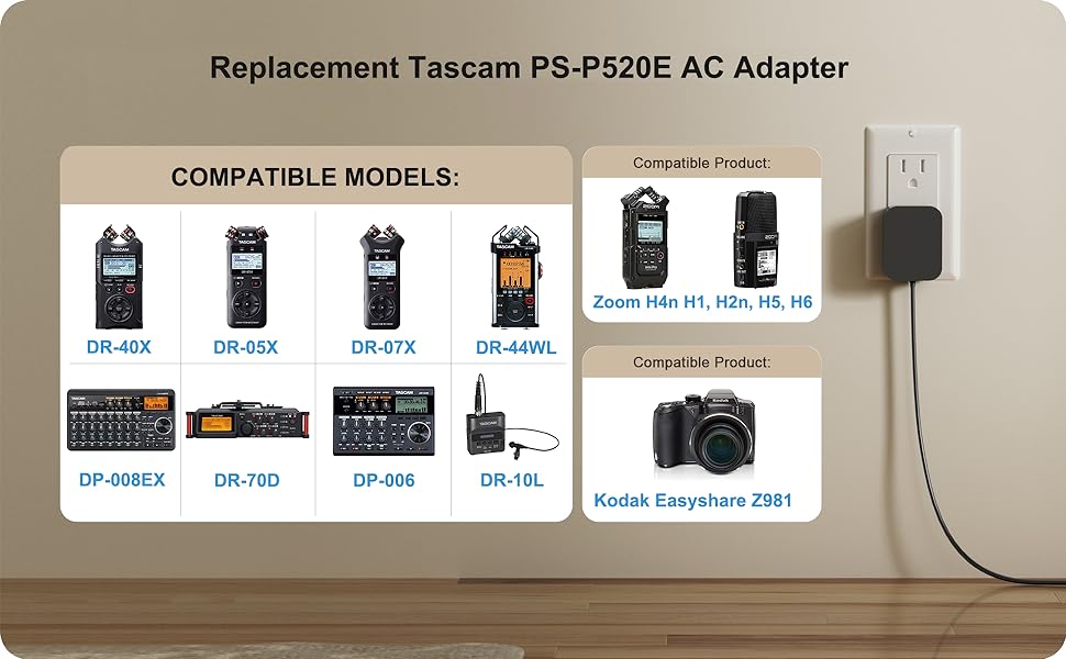 Amazon.com: FGIEU 5V AC Power Adapter Compatible with Tascam