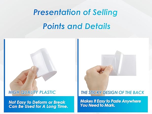 poketページ◇ StoreSMART: Remove & Reuse Peel & Stick Pocket - Kanban