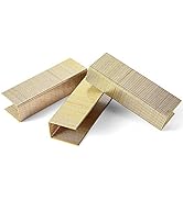 meite 16 Gauge Wide Crown Staples, 1-Inch (26.4 mm) by 16 GA Heavy Wire Length Galvanized Constru...