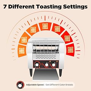 Commercial Conveyor Toaster Conveyor Toaster Electric 300 Slices/Hour Commercial Conveyor Toaster 