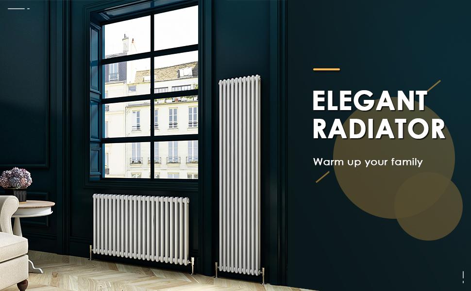 ELEGANT Radiators 300 x 1400 mm Traditional Column Cast Iron Style