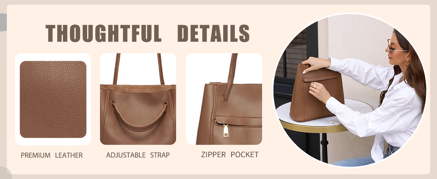 leather tote bag