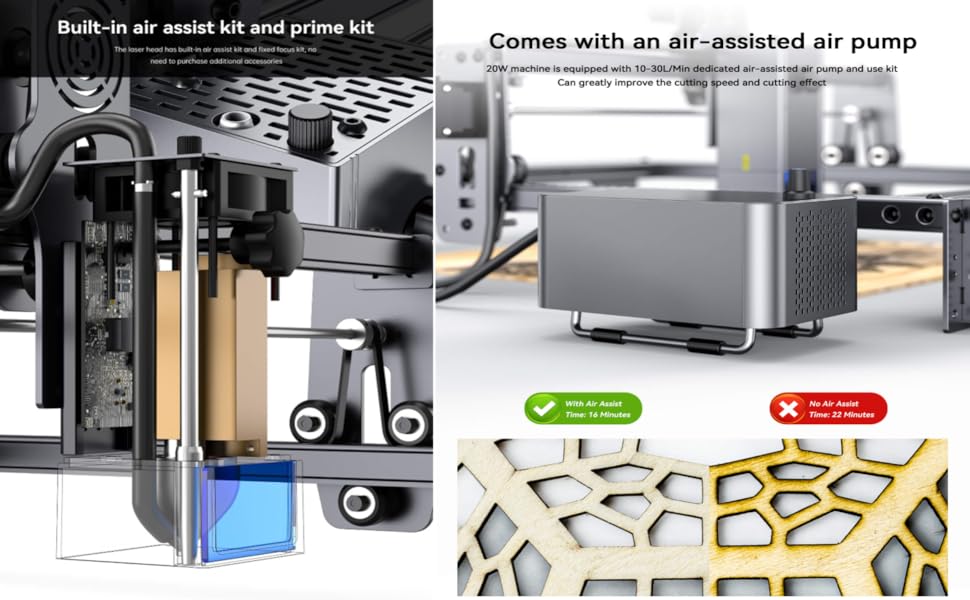 Twotrees TS2 Lasergravierer 10W Laser Hohe Leistung Große Größe