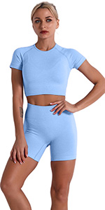 Blue Yoga Set