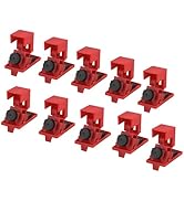 HiLKCO Circuit Breaker Lockout Device 120/277 Clamp-on Single Pole Breaker, Loto Station Safety L...