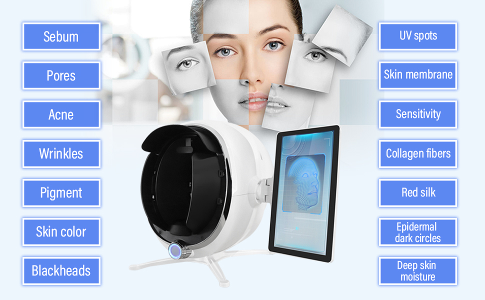 痩身機器 Dr.ibis Amazon.com: HNZXIB 13.3 Inch Skin Analysis Machine, 38MP AI