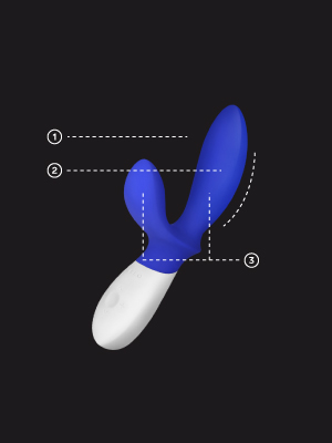 Lelo LOKI Wave Vibrador Anal con Balanceo Federal Blue ...