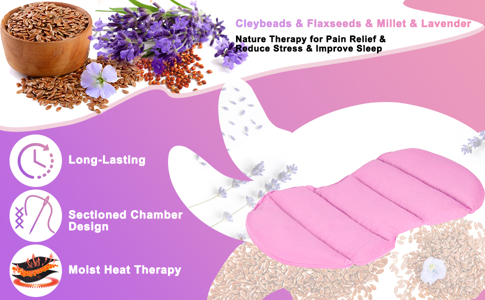 Microwave Heating Pads for Cramps, Cute Microwavable Period