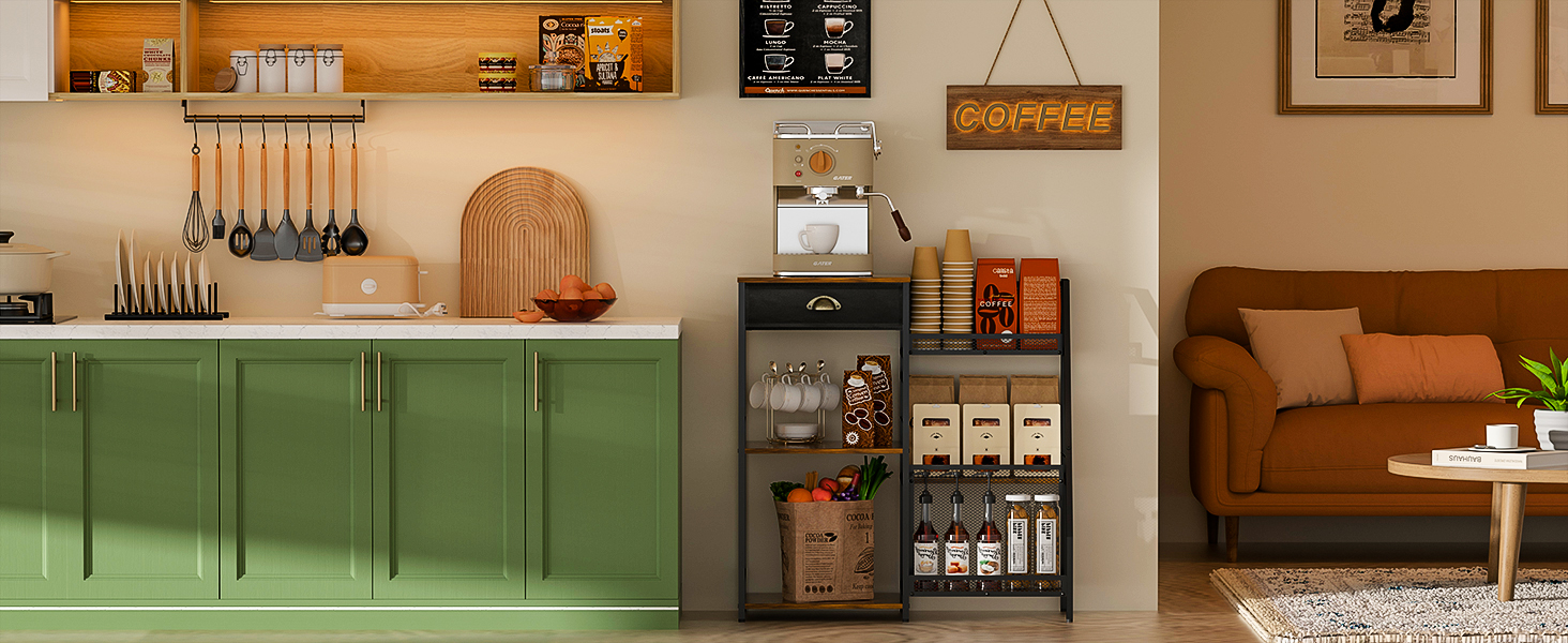 coffee bar cabinet