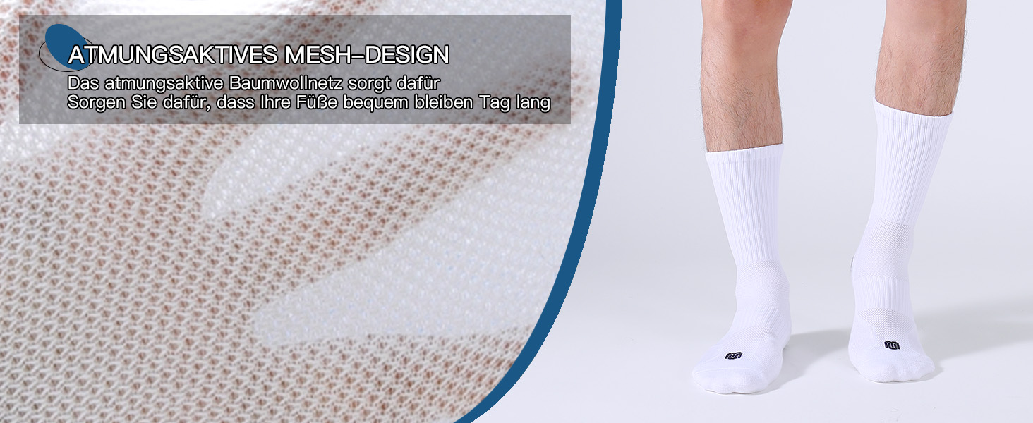 Atmugsaktives Mesh-Design