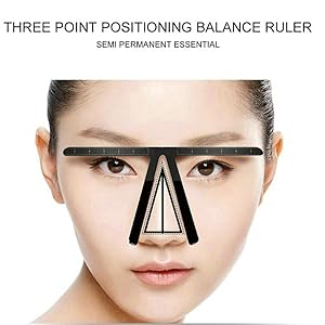 HOTWE Eyebrow Balance Ruler