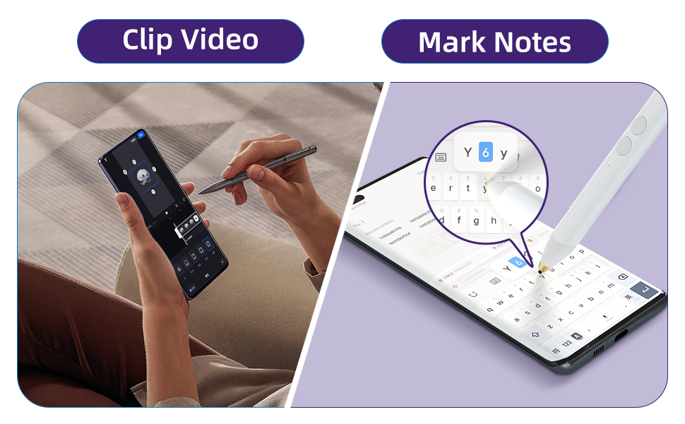 Uogic Universal Phone Stylus Pen with Camera Shutter Remote