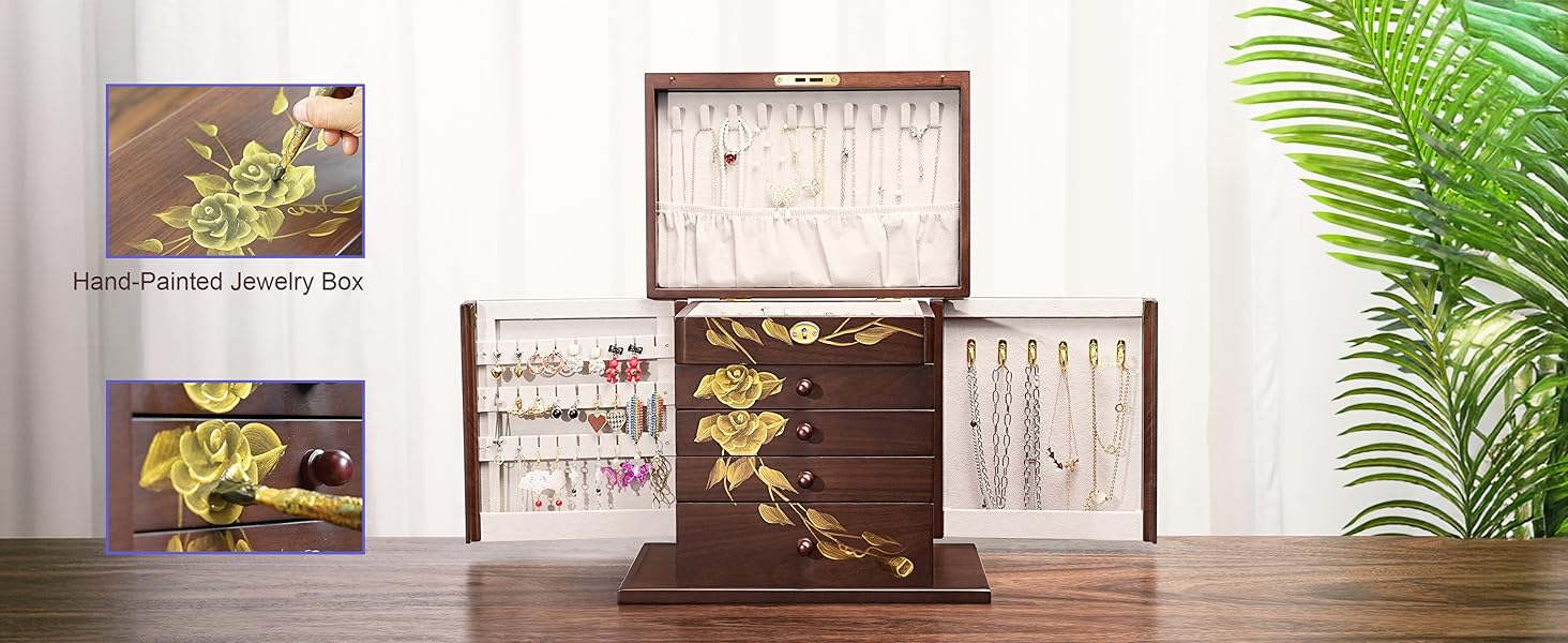 Multi-Compartment Jewelry Box