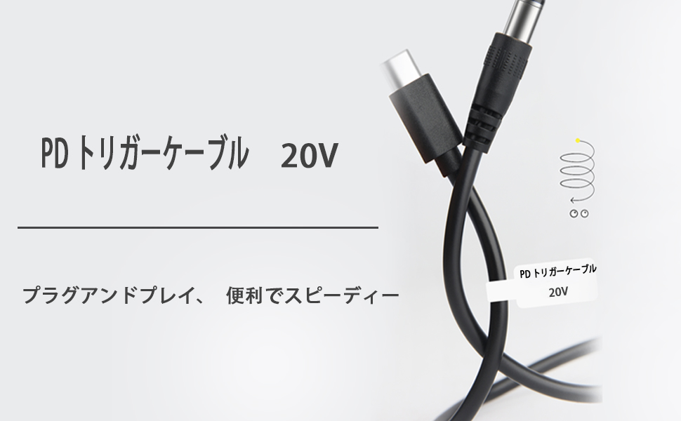 PD トリガーケーブル 20V
