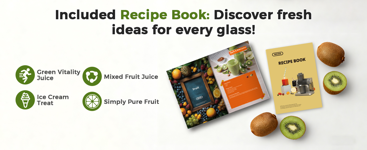 Included Recipe Book