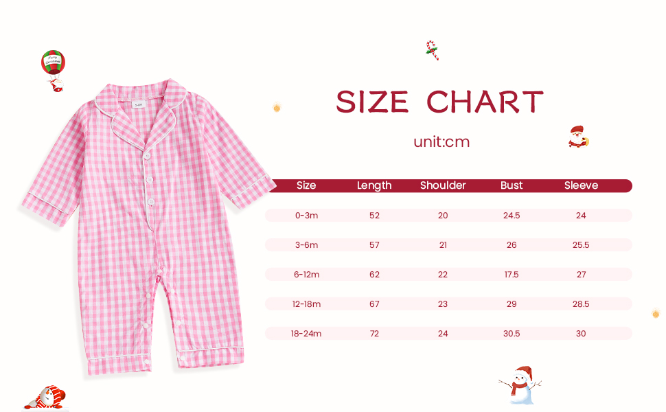 Infant Baby Christmas Pyjamas