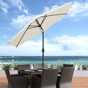 tilting garden parasol