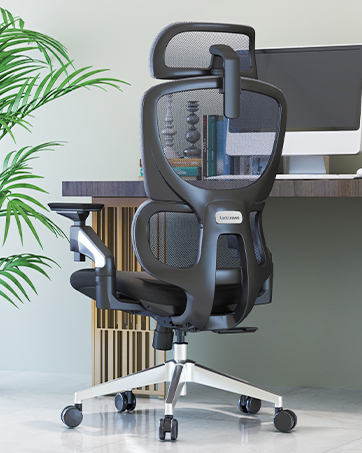 LarkLeaves Ergonomic Chair with 4D Armrests