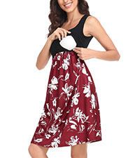 maternity nursing summer dress