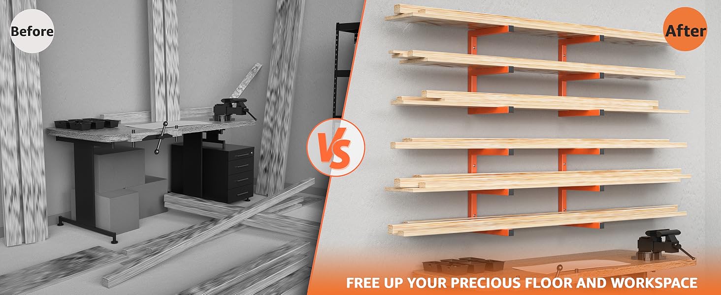 wall mounted lumber rack lumber storage brackets wood wall storage