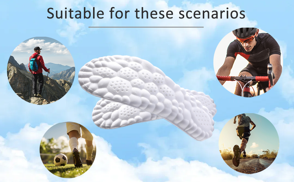 4D Cloud Insoles for Men and Women