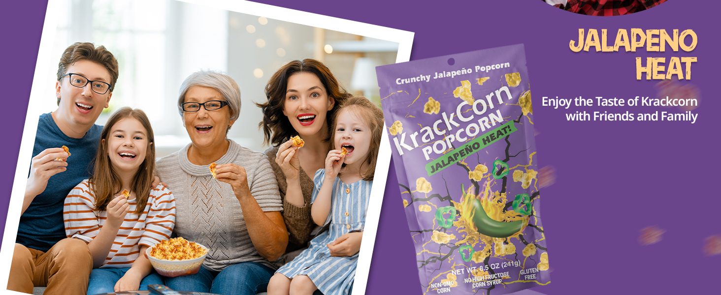 snacks chips popcorn caramel cheese snacks crunchy variety pack gourmet food spicy sweet jalapeno