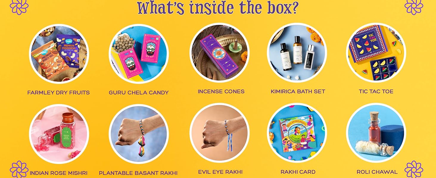 Inclusion inside premium hamper