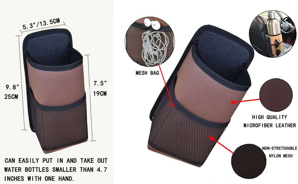 Multifunctional seat storage bag