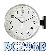 Amazon.co.jp: ベスタイム(BESTIME) RC296B 両面壁掛け時計