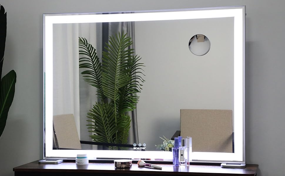ANYHI Large Vanity Mirror with LED Light, Hollywood Lighted Makeup