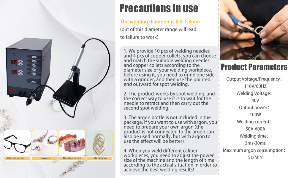 faruijie Pulse Arc Welder Permanent Jewelry Jewelry Arc Welder