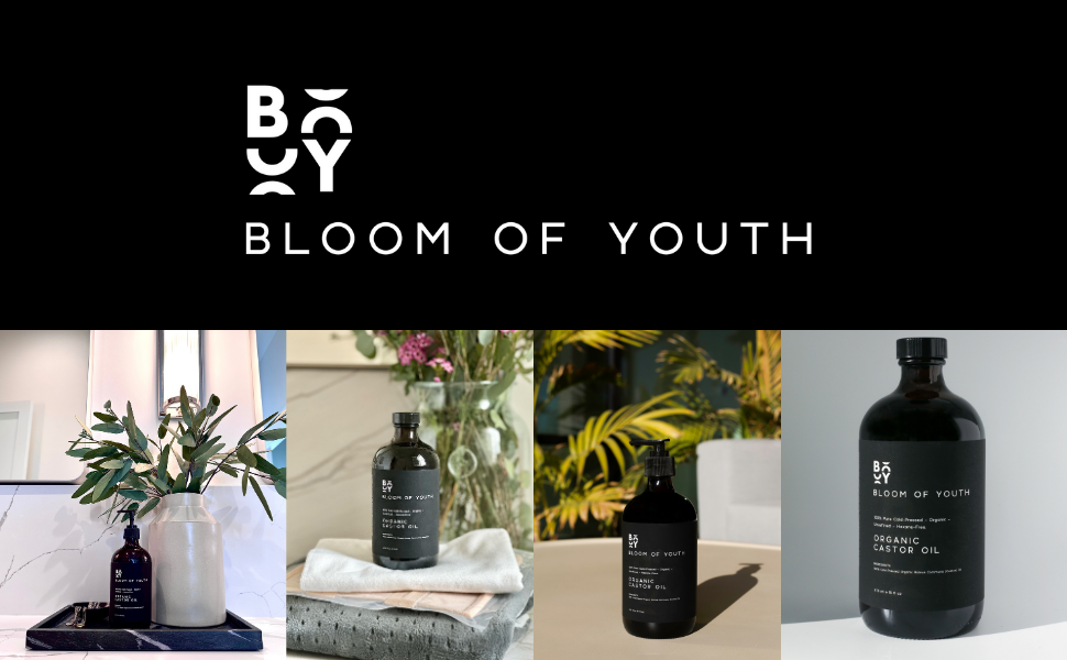 Castor oil for health and wellness. All natural and pure. Therapeutic moisturizer, healing, growth