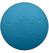 Jolly Pets Medium Soccer Ball Floating-Bouncing Dog Toy, 6 inch Diameter, Ocean Blue