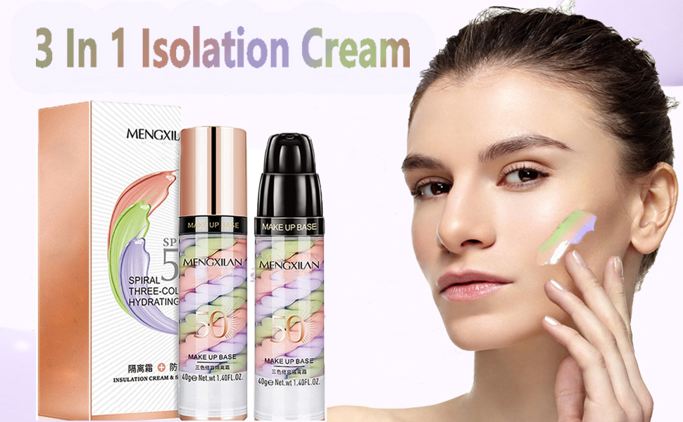 Color Correcting Facial Serum, Face Makeup Primer Base,Isolation Cream,Invisible Pore,Oil Control