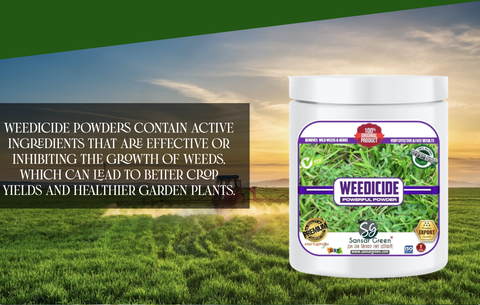Sansar Green Weed Remover - Powerful Powder -11