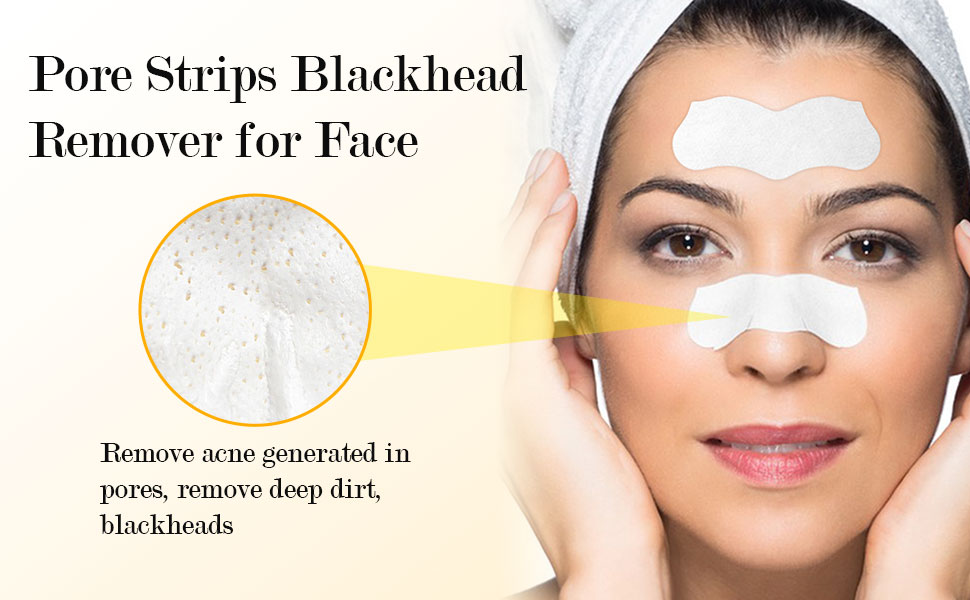 LKSJBQ 80Pcs Nose Strips for Blackheads, Pore Strips