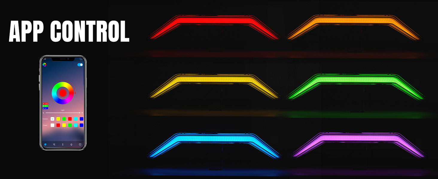 A & UTV PRO Fang Accent Chasing Color Light with RGB for RZR PRO XP