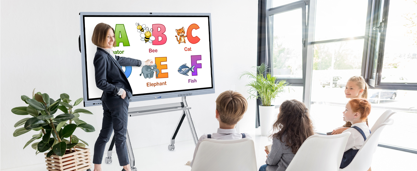 65 inch Digital Interactive Whiteboard DisplayElectronic Smartboard for Classroom Office Home