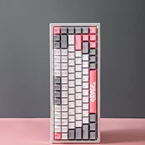 YUNZII 84-Key メカニカルキーボード 本体　黒軸キーボード Amazon | YUNZII KC84 Pro ホットスワップ可能なメカニカル