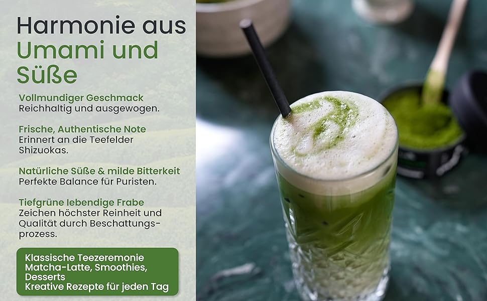 matcha ceremonial grade aus japan erste ernte grüntee pulver