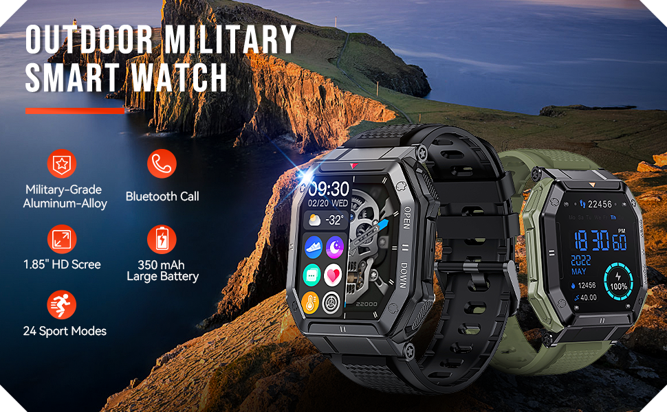 military smart watch