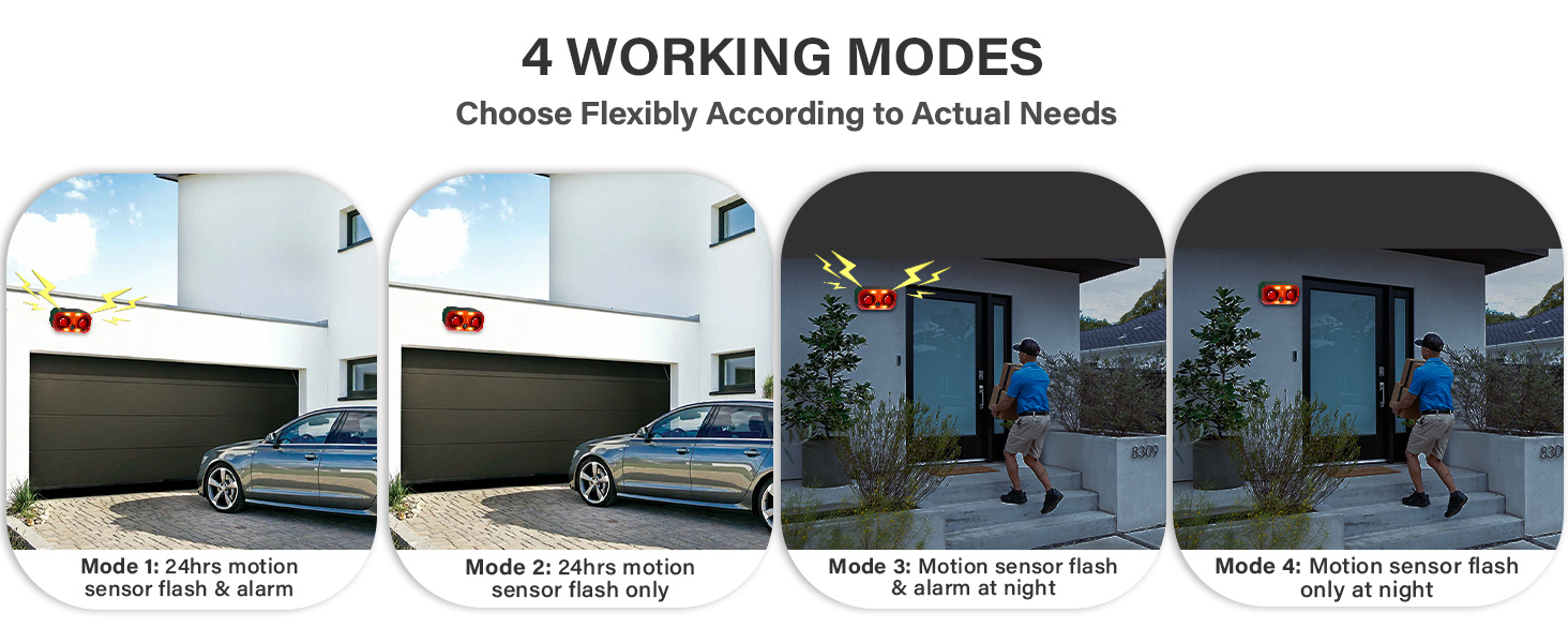 solar security lights outdoor motion sensor