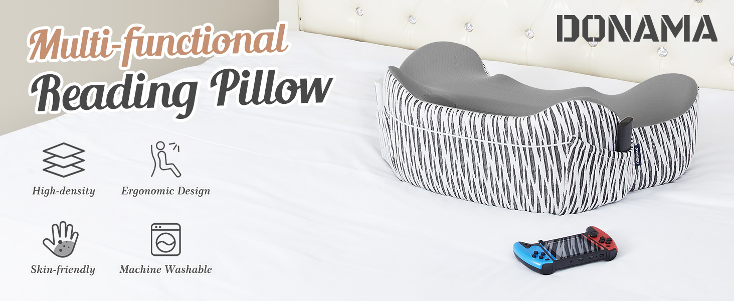 Multi-functional Reading Pillow