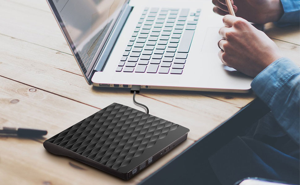 USB 3.0 External DVD Burner Writer Recorder CD/DVD ROM Player PC Optical Drive