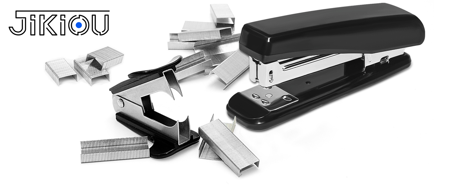 Optima Heavy Duty 3 8 JIKIOU 10000 Staples, Standard Staples, 1/4" Length, 100/Strip, 25 Sheet Capacity(24/6), Jam Free Staples For Stapler Heavy Duty, Perfect For Home Office Supplies & Desktop How Many