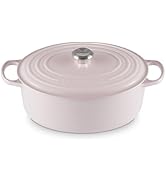 Le Creuset Enameled Cast Iron Signature Oval Dutch Oven, 8 qt., Shallot