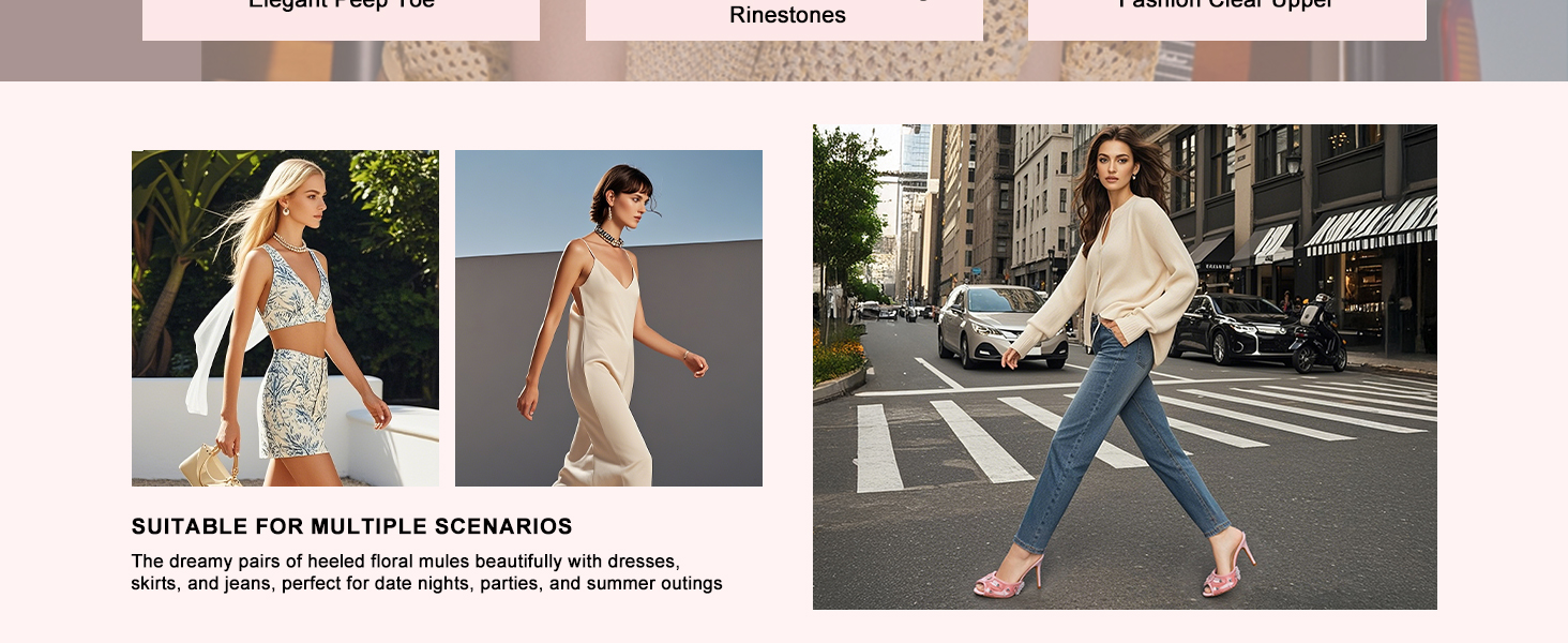 fashion heeled sandals