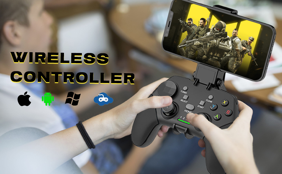 Joso Wireless Mobile Gaming Controller for iOS, Android